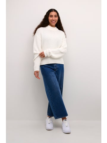 Kaffe Strickpullover KAbess in Chalk
