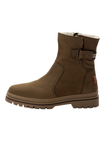 Camel Active Winterboots mit warmem Wollfutter in Oliv