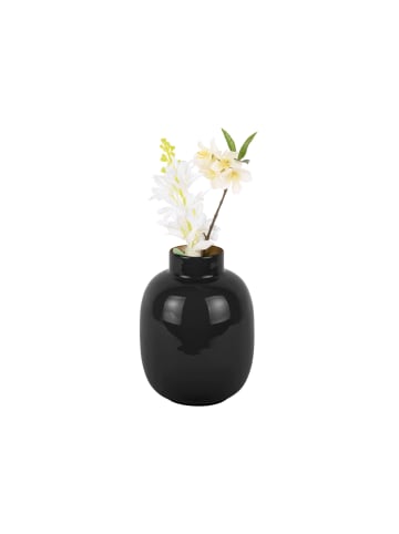 Present Time Vase Mila Large - Schwarz - Ø8 cm