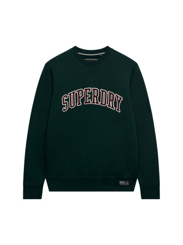 Superdry Sweatshirt 'ATHLETIC' in dunkelgrün