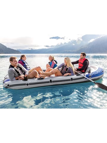 Intex Schlauchboot Excursion 5 mit Paddel und Pumpe 366x168x43cm in bunt