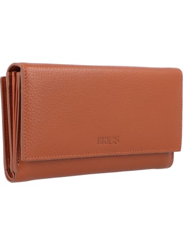 BRIC`s Marmolada Geldbörse RFID Schutz Leder 18 cm tabacco