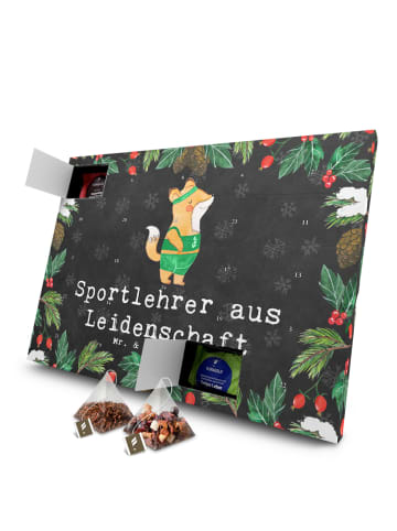 Mr. & Mrs. Panda Tee Adventskalender Sportlehrer Leidenschaft mi... in Kreidetafel