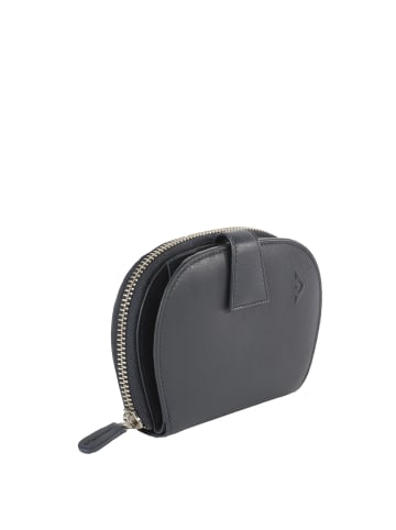 VLD VOi Leather Design Soft Penny Geldbörse Leder 13 cm blau