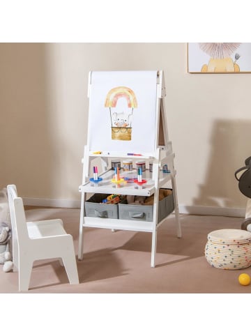 COSTWAY 3-in-1 Tafel Kinder in Weiß