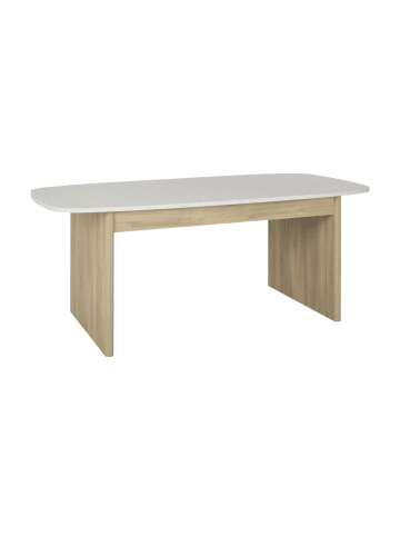 CALICOSY Ausziehbarer Tisch - GALEO in Helles Holz - (W) 248  x (H) 78  x (L) 100  cm