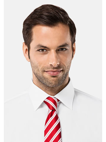 Vincenzo Boretti Hemd gerader Schnitt in weiß
