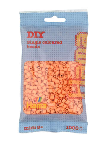 Hama Beutel mit 1000 Midi-Bügelperlen helles apricot - ab 5 Jahren