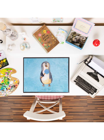 Mr. & Mrs. Panda Ostergeschenk Pinguin Lolli ohne Spruch in Eisblau