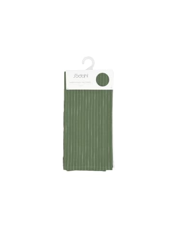 SÖDAHL Geschirrtuch Line in Olive/White