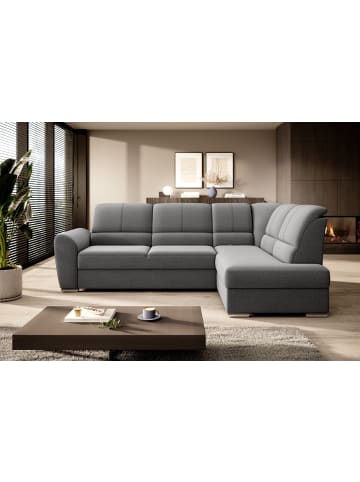 MF Design Silver Recamiere Rechts in Dunkelgrau -  (L) 270 x (B) 270 x (H) 93 cm