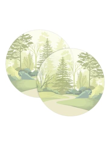 URSUS Diamond Painting Laternen-Bastelset "Waldtiere"