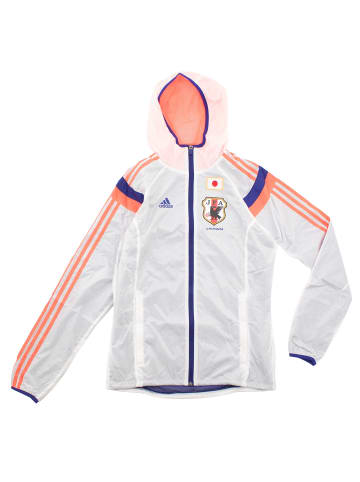 adidas Jacke JFA Japan Anthem Training in Weiß