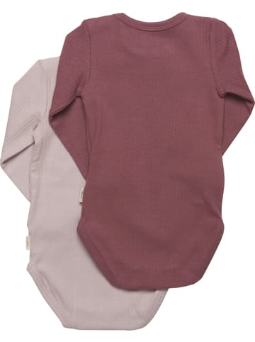 Minymo Kinder Langarmbody in Rosa