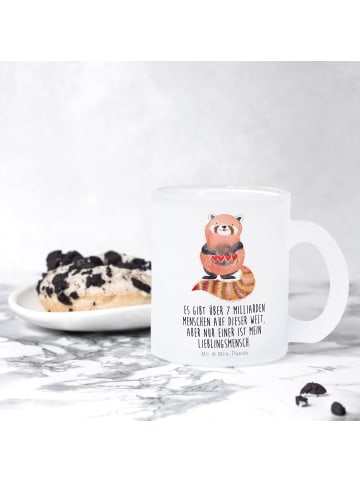 Mr. & Mrs. Panda Tasse Roter Panda mit Spruch in Transparent