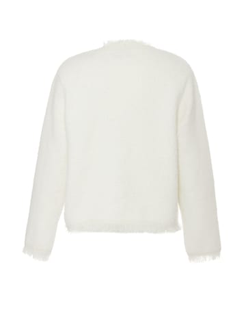 zitha Damen Strickjacke in Wollweiss