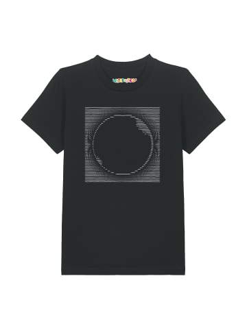 wat? Apparel T-Shirt Sonnenfinsternis in Schwarz
