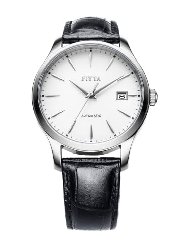 FIYTA Automatikuhr Classic in weiß / silber