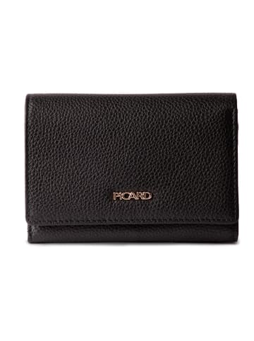 PICARD Java Geldbörse Leder 13.5 cm in schwarz