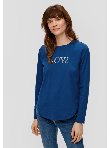 s.Oliver T-Shirt langarm in Blau