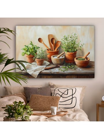OnlyWow Leinwand Bilder Terra cotta