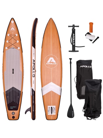Apollo Aufblasbares Stand Up Paddle Board " SUP - Infinity Tourer " in holz/grau