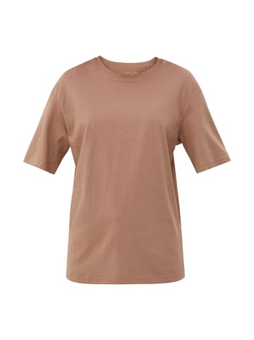 Finn Flare Rundhals-Shirt Basic in light beige