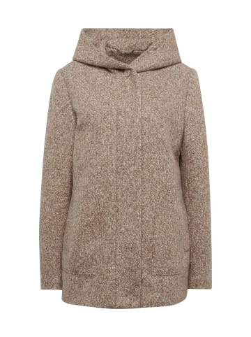 GOLDNER Unentbehrliche Boucle-Jacke mit feinen Details in sand