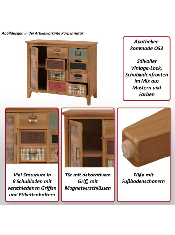 MCW Apothekerkommode O63, Korpus schwarz