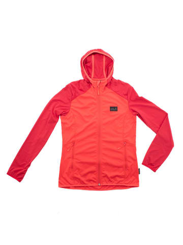 Jack Wolfskin Fleecejacke Hydro Hooded Light Jacket in Rot