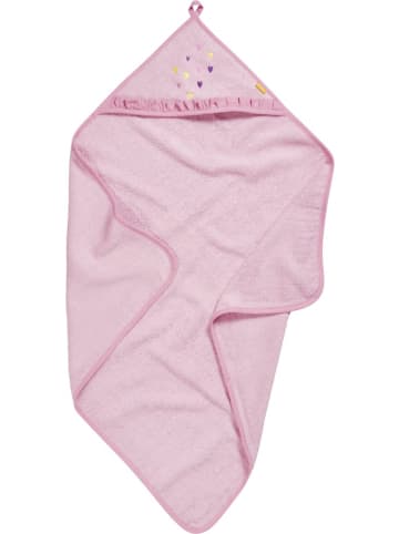 Playshoes Bademantel "Frottee-Kapuzentuch Einhorn" in Rosa