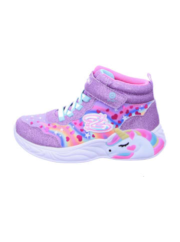 Skechers Halbhohe Stiefel in Lila