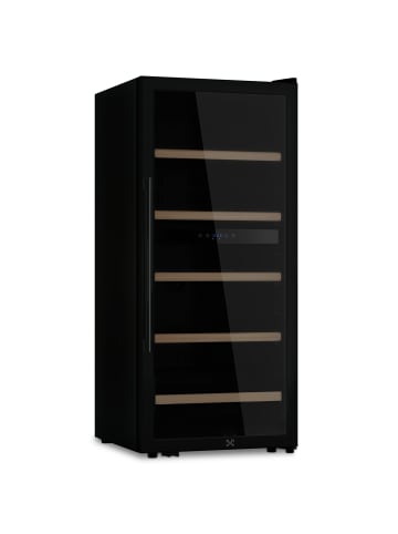Les Petits Champs Weinkühlschrank 91 Flaschen CAVCDB91 Schwarz, Energieklasse G, Anti-UV, LED