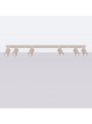 Nice Lamps Plafond GLEAM 6 taupe H 16.5 cm