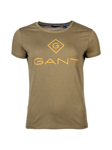 Gant T-Shirt 1er Pack in Khaki