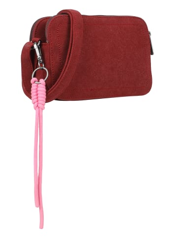 Fritzi aus Preußen Crossbody Tasche Jony Suede Jacky in Rot