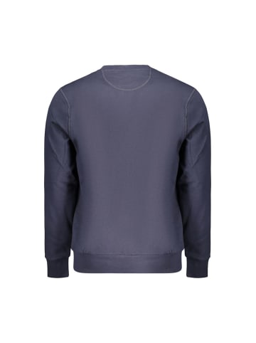 Blau Baumwolle Herren Sweatshirt