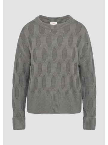 s.Oliver Strickpullover in 9730_graphit