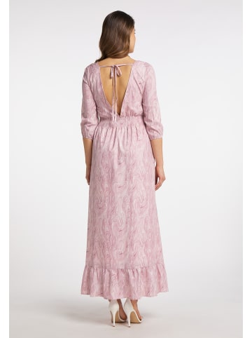 faina Damen Maxikleid in Rosa