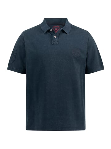 JP1880 Poloshirt in mattes nachtblau