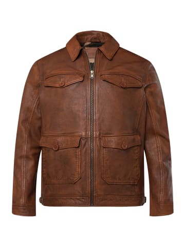 JP1880 Lederjacke in moos