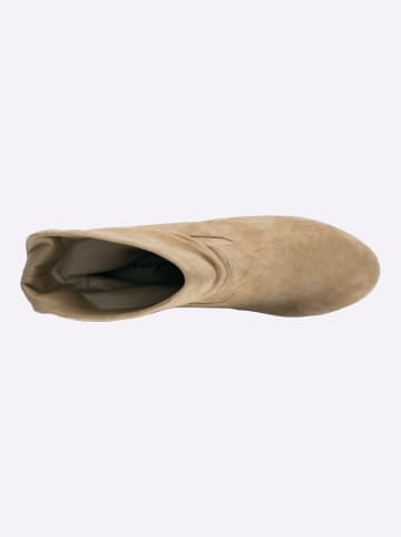 sheego Stiefelette in beige
