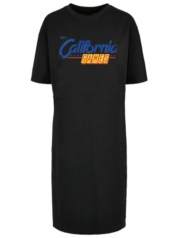 F4NT4STIC Oversized Kleid CALIFORNIA GAMES LOGO in schwarz