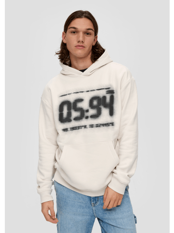 QS Sweatshirt langarm in Creme