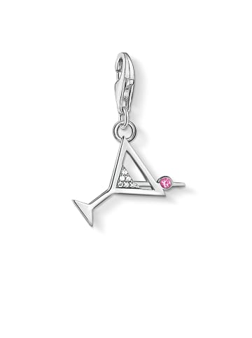 Thomas Sabo Charm-Anhänger in silber, rot, weiß