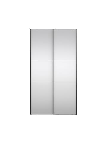 ebuy24 Schiebetürenschrank Como (2-türig) Schwarz 119 x 67 cm