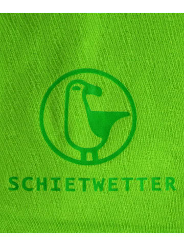 SCHIETWETTER Beanie mit Print Möwe in lime/neon green