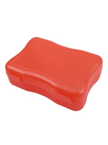 elasto Brotzeitdose "Wave" in trend-rot PP - 1300 ml