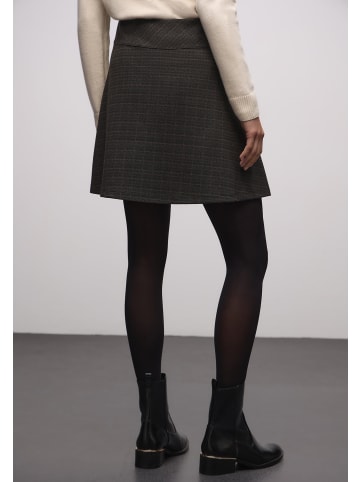 Street One 'Karierter Rock Lou' Schwarz