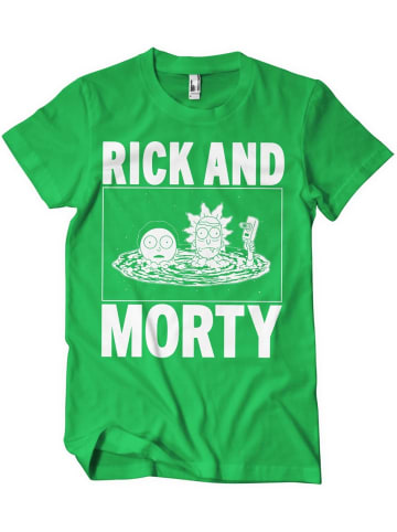 Rick and Morty T-Shirt in Grün
